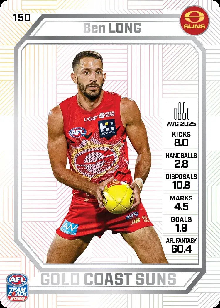 Ben Long, PEARL Parallel, 2026 Teamcoach AFL