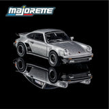 1975 Porsche 911 (930) Turbo - Silver - Majorette: Collection Deluxe, 1:64 Scale Diecast Car