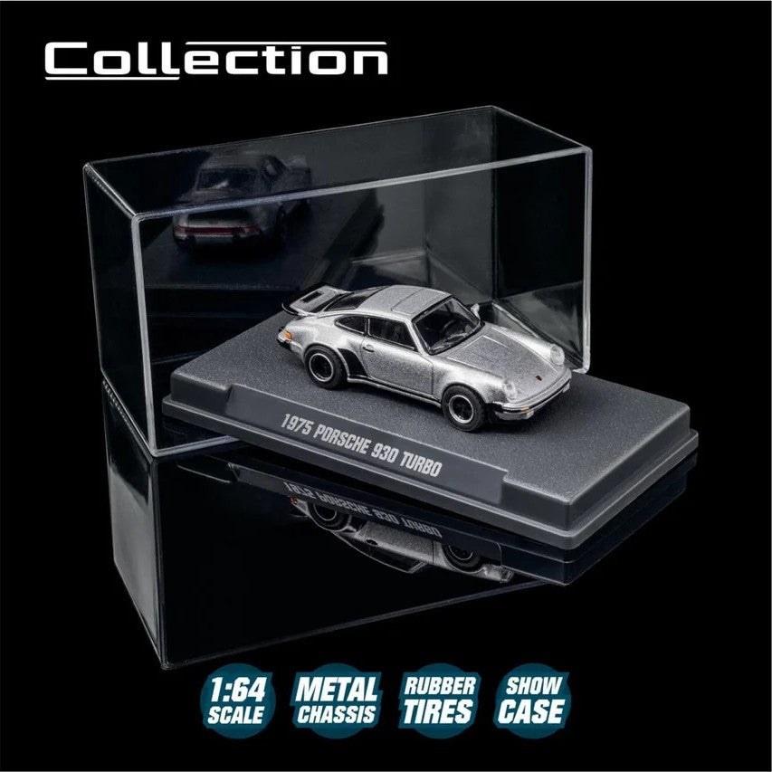1975 Porsche 911 (930) Turbo - Silver - Majorette: Collection Deluxe, 1:64 Scale Diecast Car