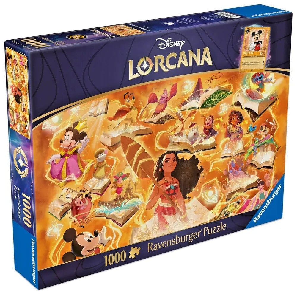 Ravensburger Disney's Lorcana Glimmers of the Realm: Amber - 1000 Piece Jigsaw Puzzle