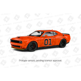Hazzard Tribute 2023 Dodge Challenger, 1:18 Scale Diecast Car