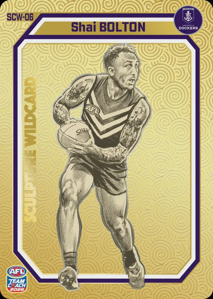 Shai Bolton, GOLD Sculpture Wildcard, 2026 Teamcoach AFL