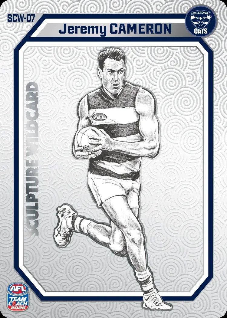Jeremy Cameron, Sculpture Wildcard, 2026 Teamcoach AFL