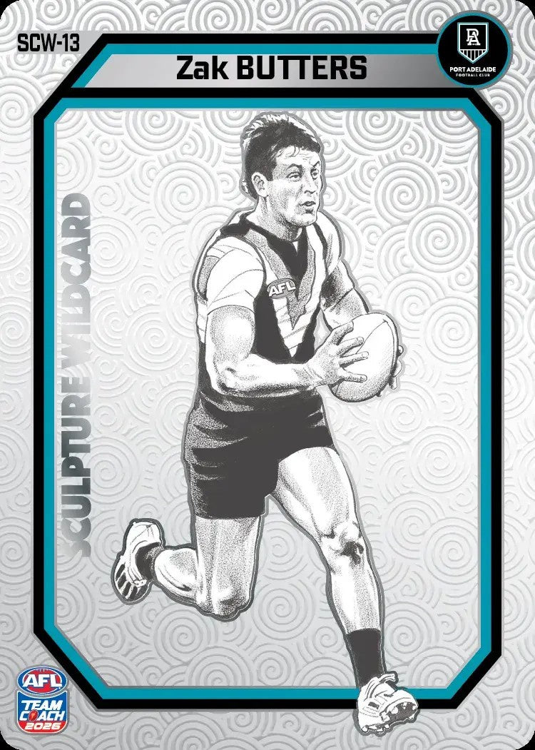 Zak Butters, Sculpture Wildcard, 2026 Teamcoach AFL