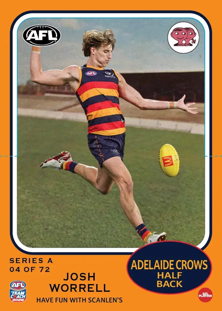 2026 Teamcoach AFL Scanlens Die-Cut - Cards 1 to 72 - Pick Your Card
