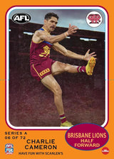 2026 Teamcoach AFL Scanlens Die-Cut - Cards 1 to 72 - Pick Your Card