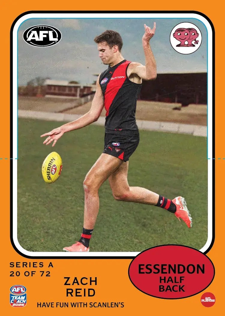 2026 Teamcoach AFL Scanlens Die-Cut - Cards 1 to 72 - Pick Your Card