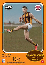 2026 Teamcoach AFL Scanlens Die-Cut - Cards 1 to 72 - Pick Your Card