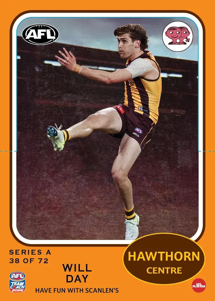 2026 Teamcoach AFL Scanlens Die-Cut - Cards 1 to 72 - Pick Your Card