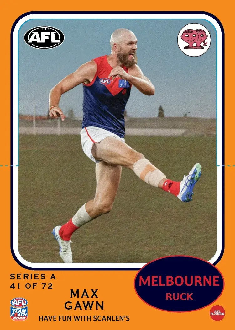 2026 Teamcoach AFL Scanlens Die-Cut - Cards 1 to 72 - Pick Your Card