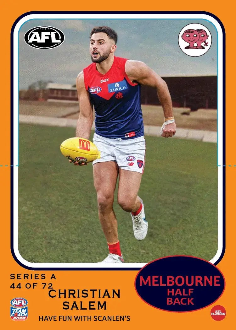 2026 Teamcoach AFL Scanlens Die-Cut - Cards 1 to 72 - Pick Your Card