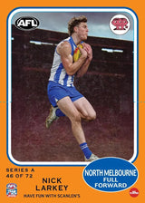 2026 Teamcoach AFL Scanlens Die-Cut - Cards 1 to 72 - Pick Your Card