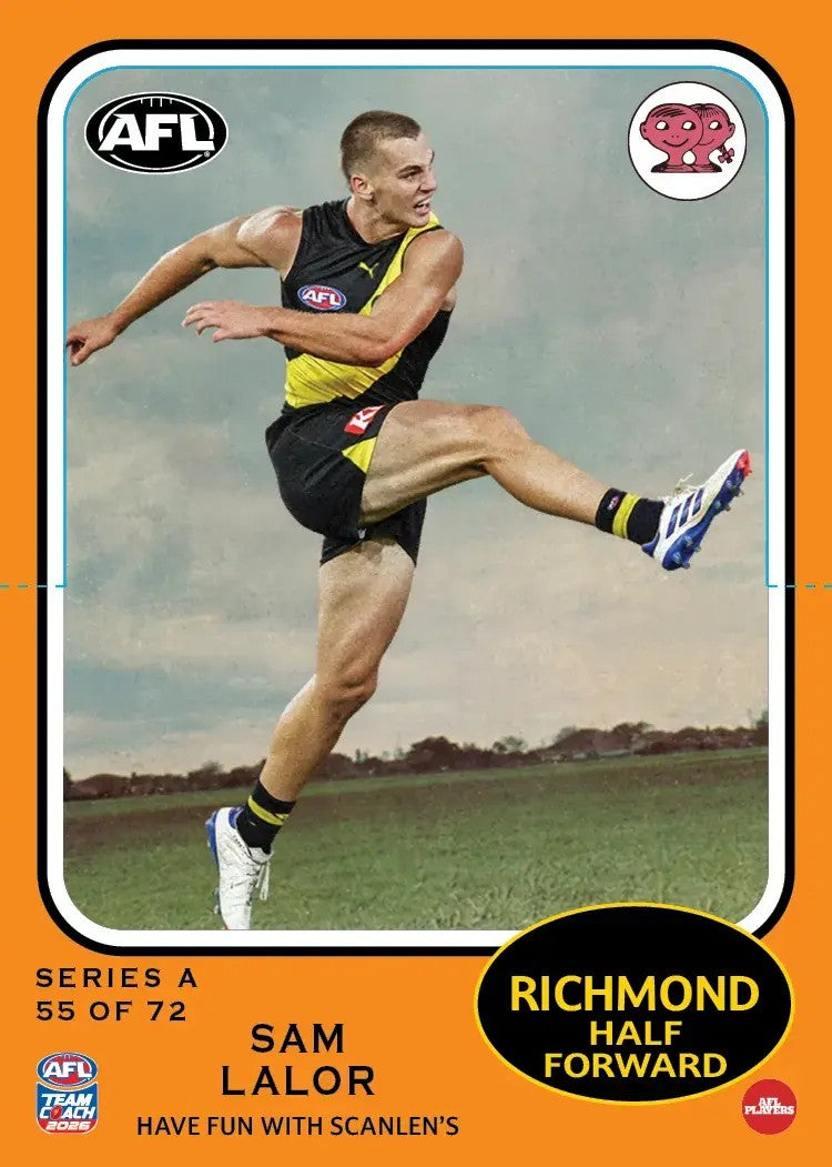 2026 Teamcoach AFL Scanlens Die-Cut - Cards 1 to 72 - Pick Your Card