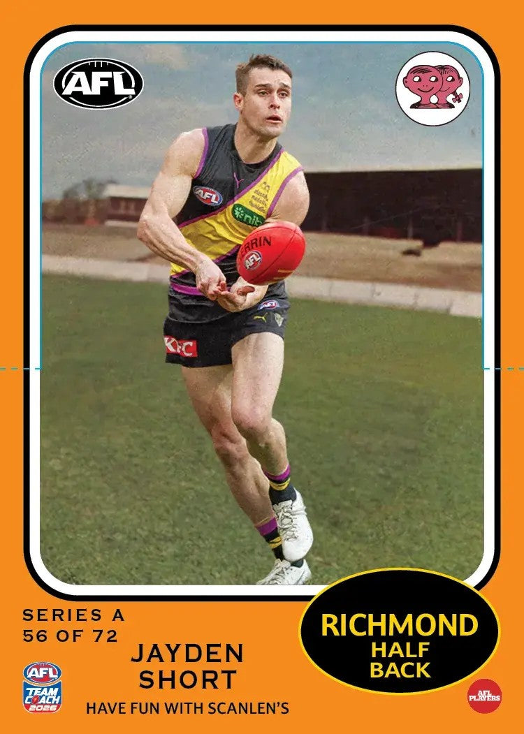 2026 Teamcoach AFL Scanlens Die-Cut - Cards 1 to 72 - Pick Your Card