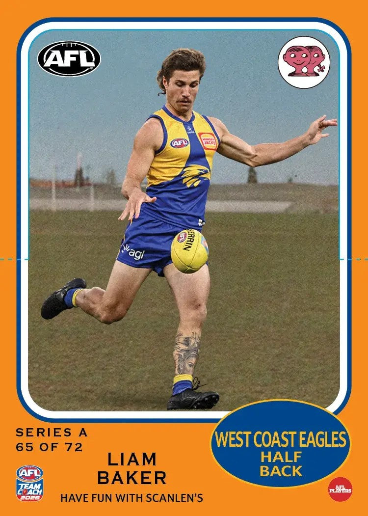 2026 Teamcoach AFL Scanlens Die-Cut - Cards 1 to 72 - Pick Your Card