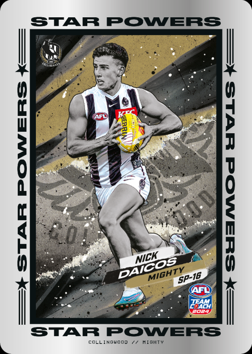 Nick Daicos, SP-16, Star Powers, 2024 Teamcoach AFL