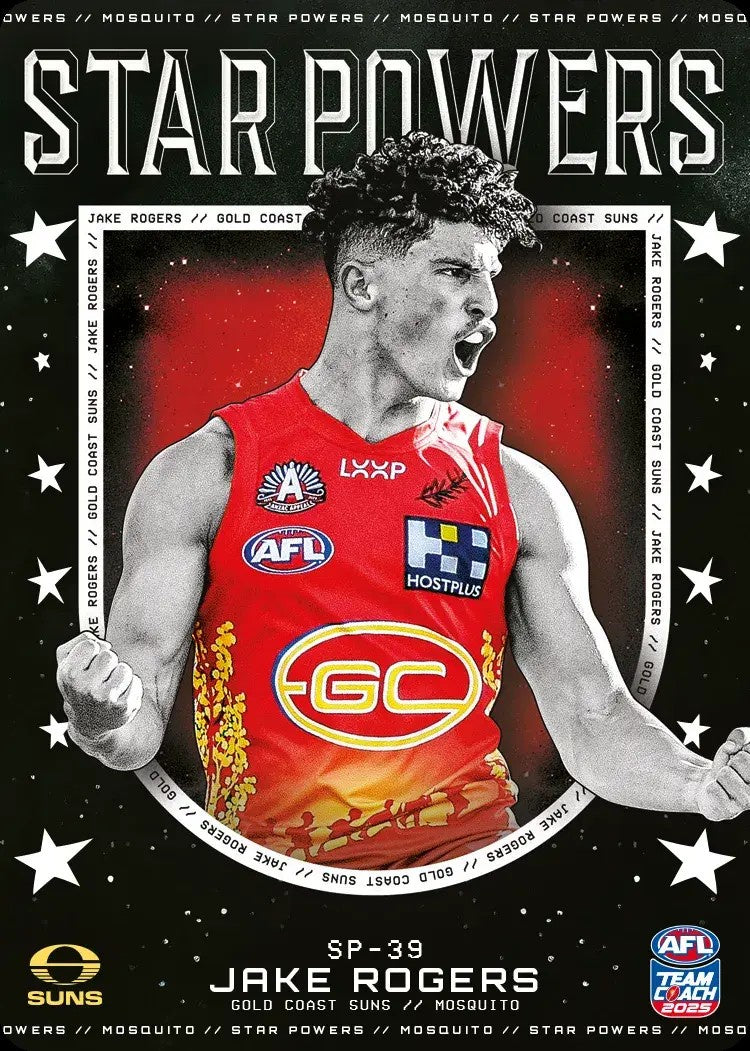 Jake Rogers, SP-39, Star Powers, 2025 Teamcoach AFL