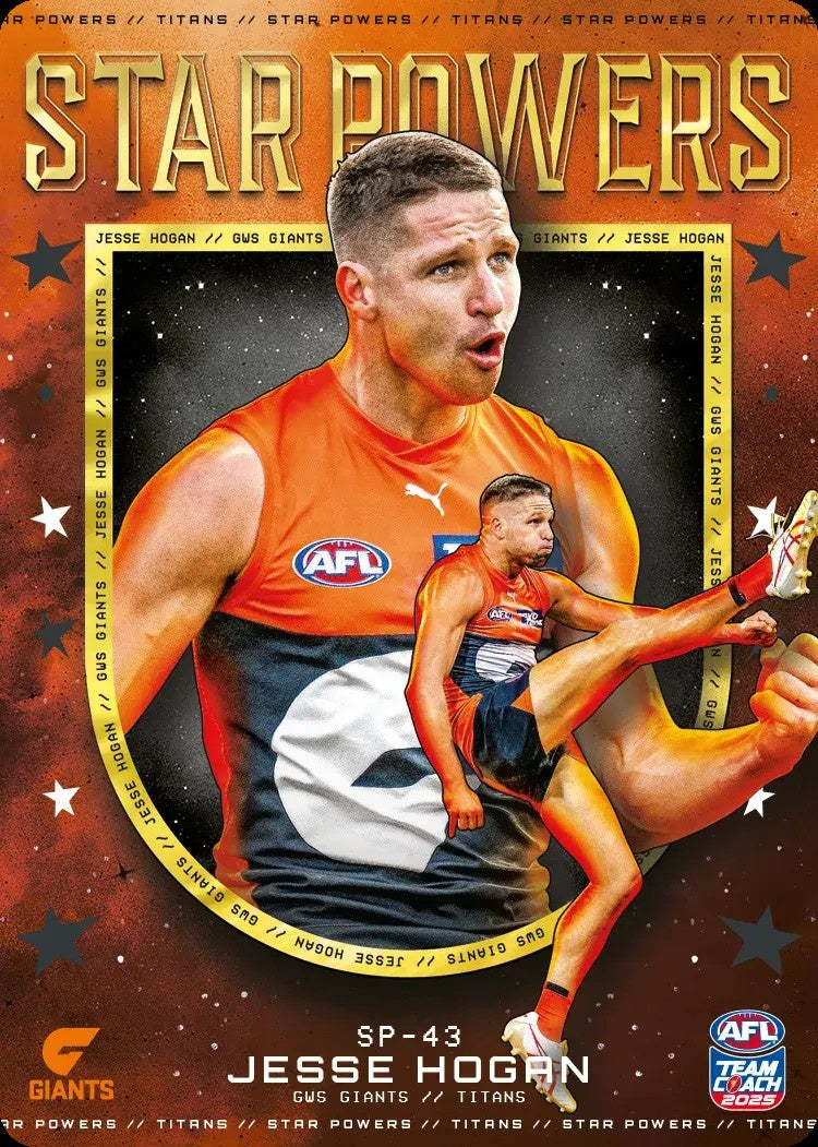 Jesse Hogan, SP-43, TEAM Star Powers, 2025 Teamcoach AFL