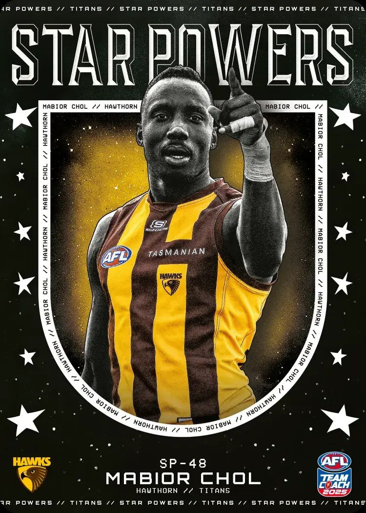 Mabior Chol, SP-48, Star Powers, 2025 Teamcoach AFL