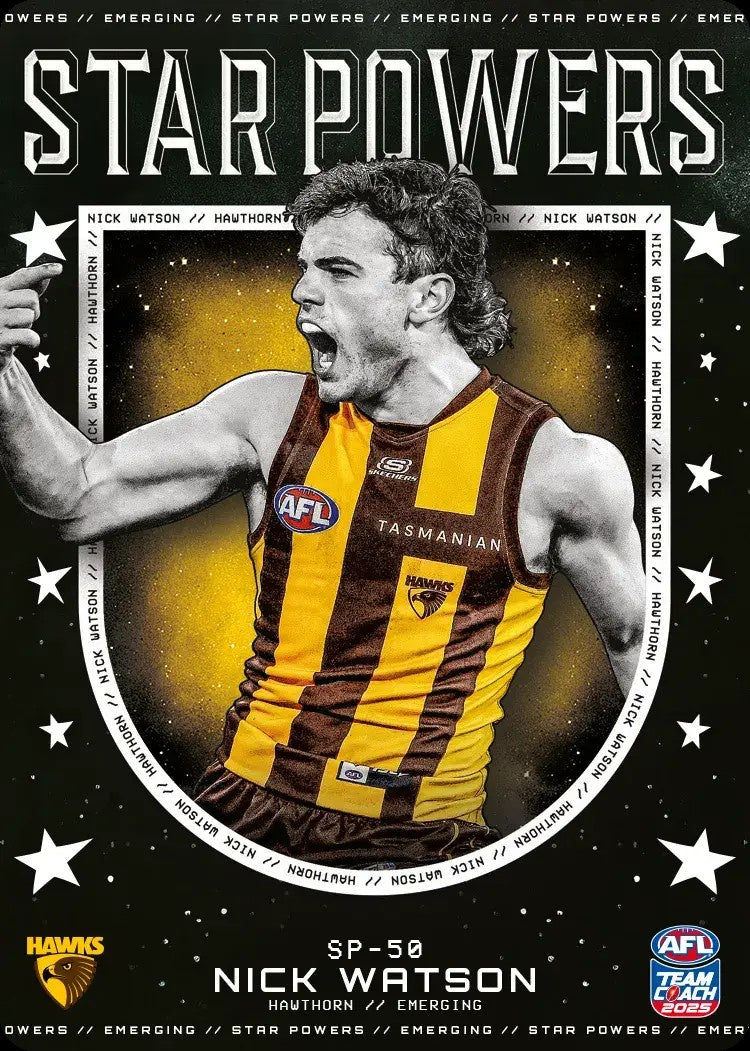 Nick Watson, SP-50, Star Powers, 2025 Teamcoach AFL