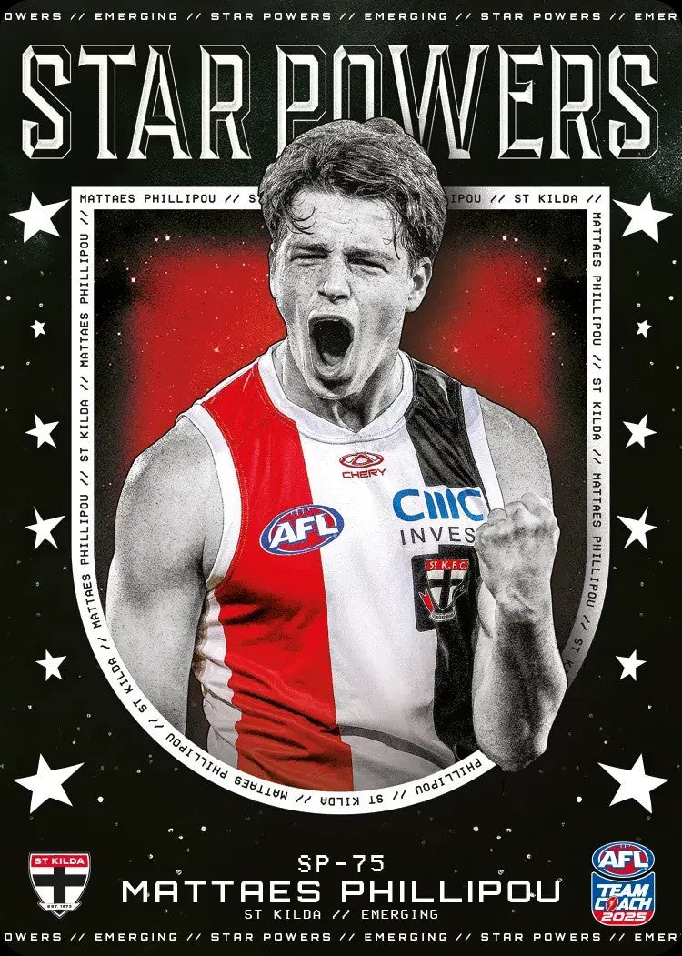 Mattaes Phillipou, SP-75, Star Powers, 2025 Teamcoach AFL