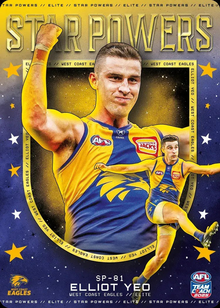 Elliot Yeo, SP-81, TEAM Star Powers, 2025 Teamcoach AFL
