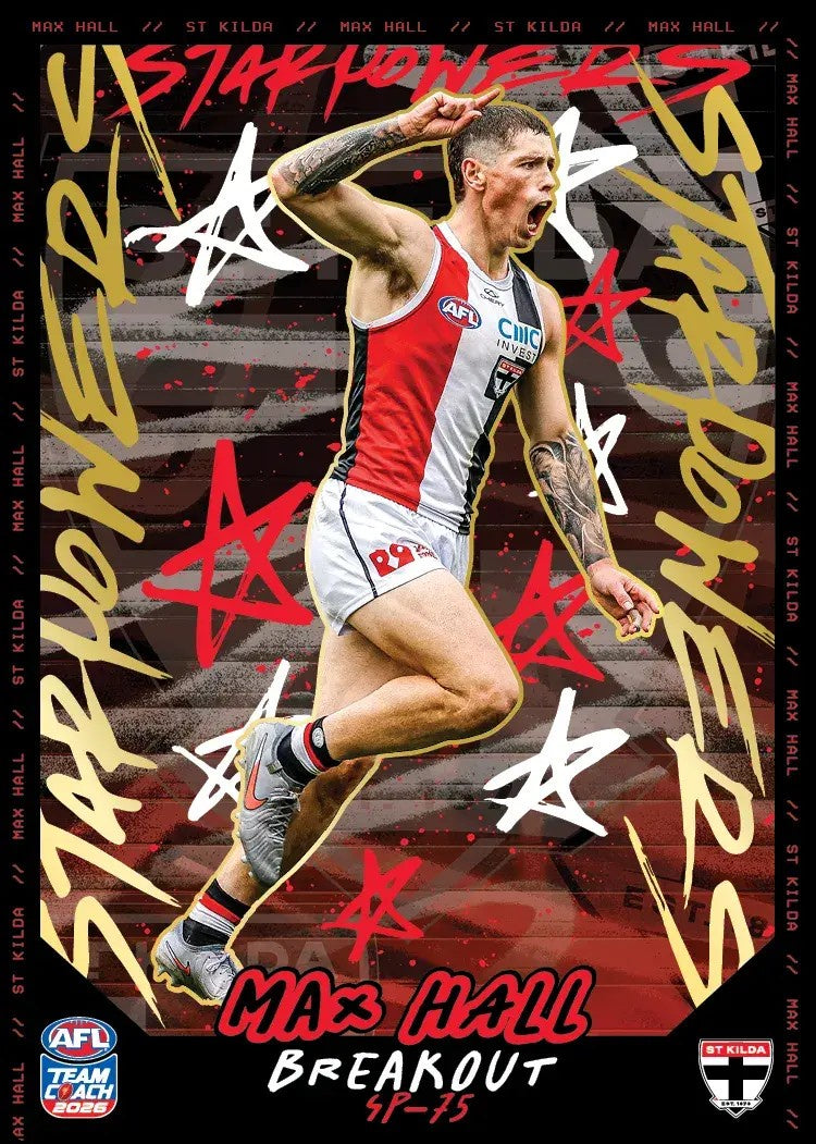 Max Hall, SP-75, TEAM Star Powers, 2026 Teamcoach AFL