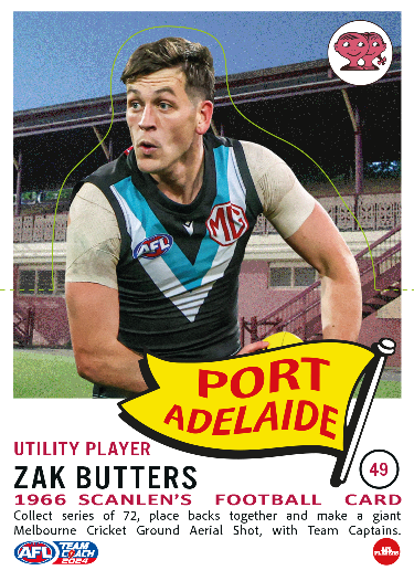 2024 Teamcoach AFL Scanlens Die-Cut - Cards 1 to 72 - Pick Your Card