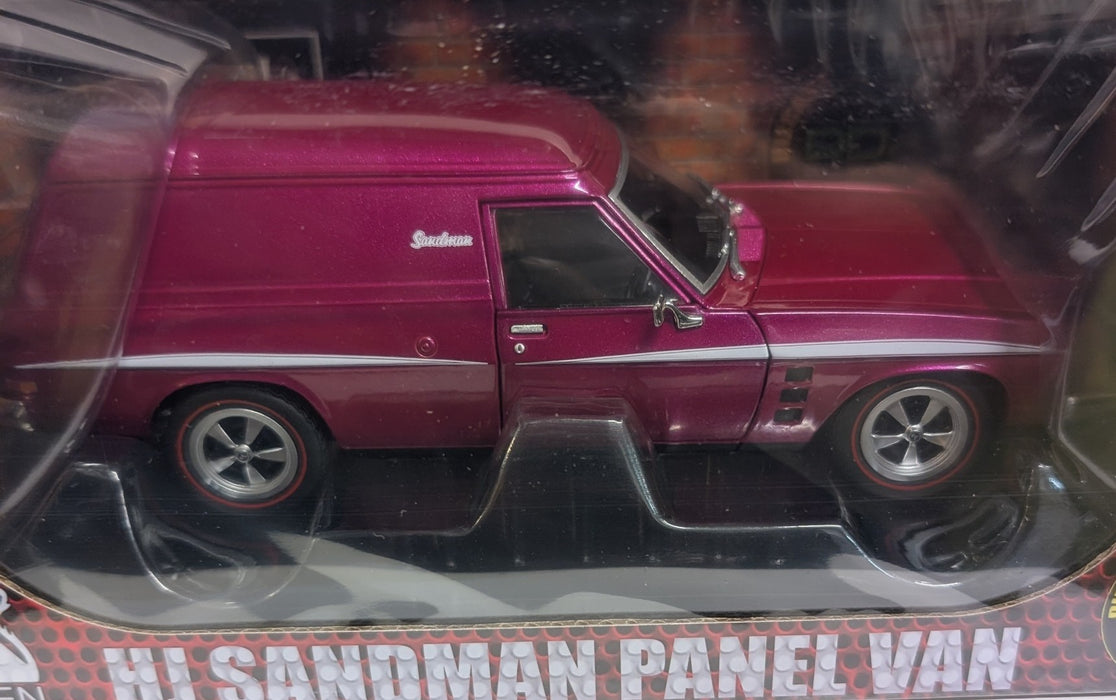 Sailors Delight (Purple) 1975 HJ Holden Sandman Panelvan, 1:24 Scale Diecast Car