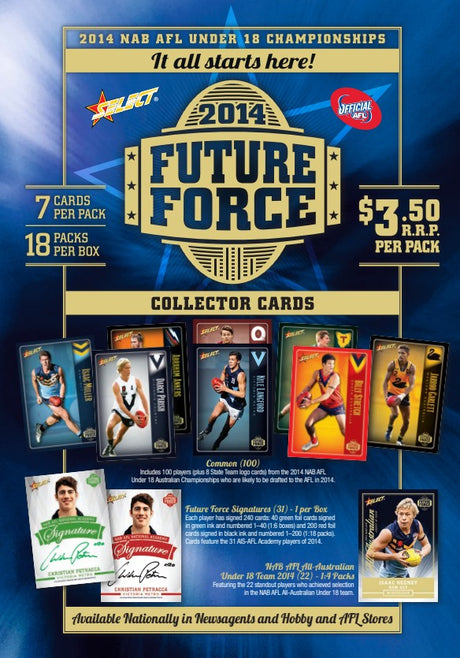 2014 Select AFL Future Force Sealed Box (18 Packs)