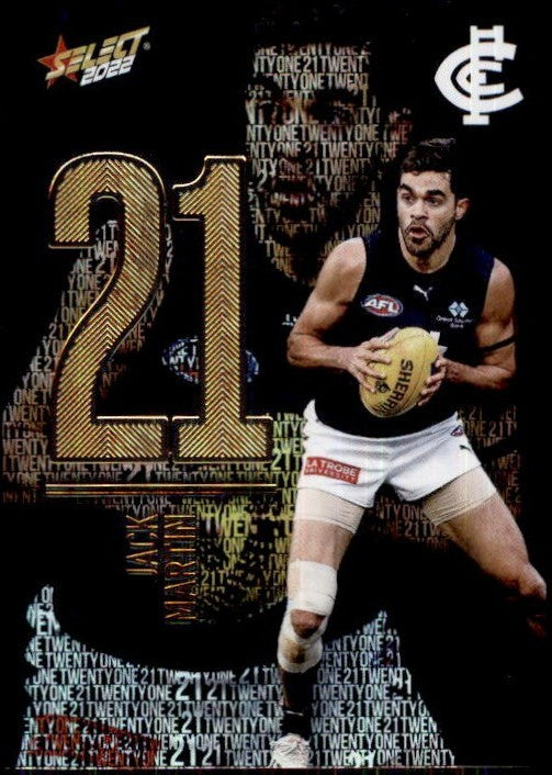 Jack Martin, Numbers Midnight, 2022 Select AFL Footy Stars Jumbo