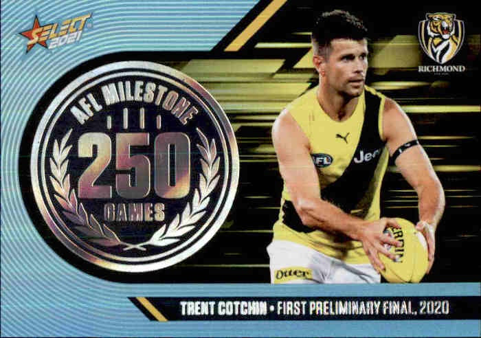Trent Cotchin, 250 Games Milestone, 2021 Select AFL Footy Stars
