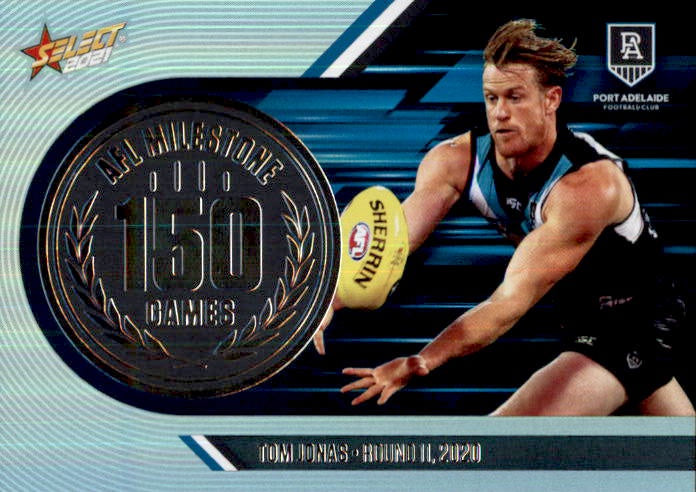 Tom Jonas, 150 Games Milestone, 2021 Select AFL Footy Stars