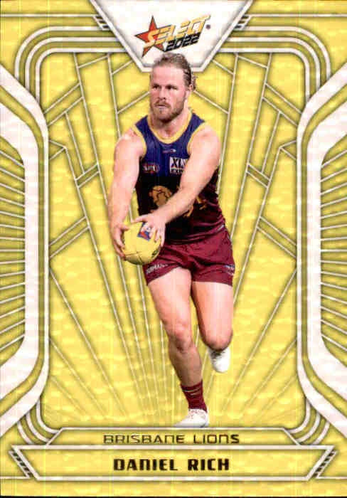 Daniel Rich, Fractured Acid Yellow, 2022 Select AFL Footy Stars Jumbo