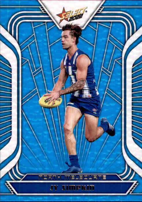 Jy Simpkin, Fractured Arctic Blue, 2022 Select AFL Footy Stars