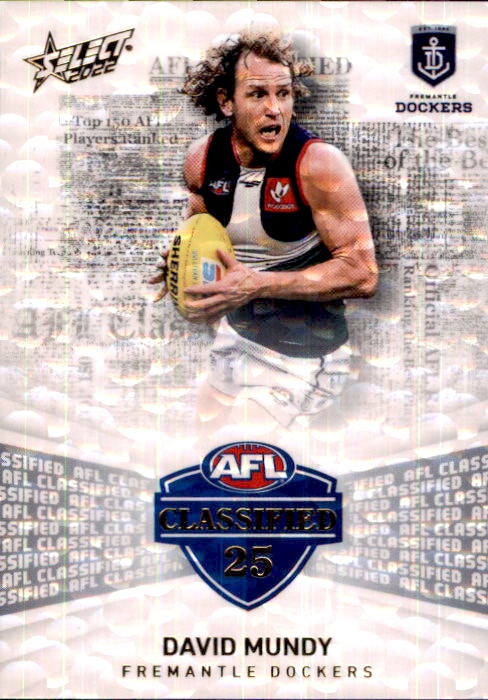 David Mundy, AFL Classified, 2022 Select AFL Footy Star