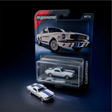 1965 Shelby Mustang GT350 - White w/Blue Stripes - Majorette: Collection, 1:64 Scale Diecast Car