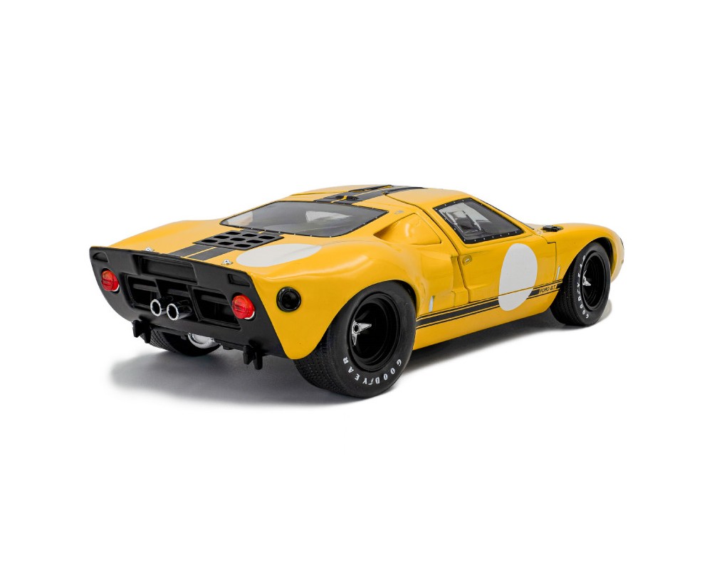 1968 Ford GT40 Mk 1 Yellow, 1:18 Scale Diecast Car