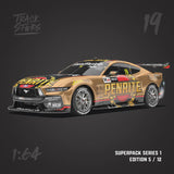 TrackStars Penrite Racing #19 Ford Mustang GT Supercar - 2023 Adelaide 500 Winner - Matthew Payne, 1:64 Scale Diecast Car