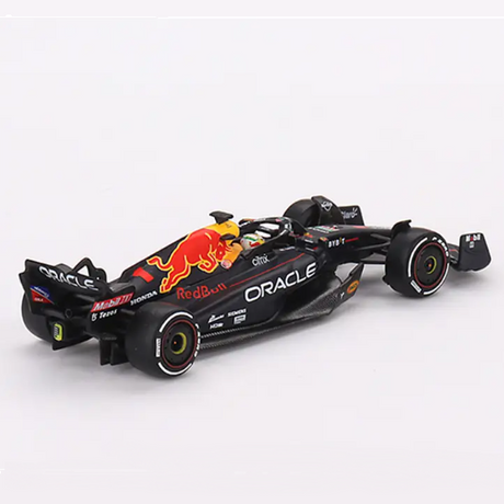 Mini GT, Oracle Red Bull Racing RB18 #1 Max Verstappen 2022 Abu Dhabi Grand Prix Winner - 1:64 Scale Diecast Model Car