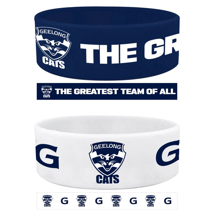 Geelong Cats Set of 2 Wrist Bands