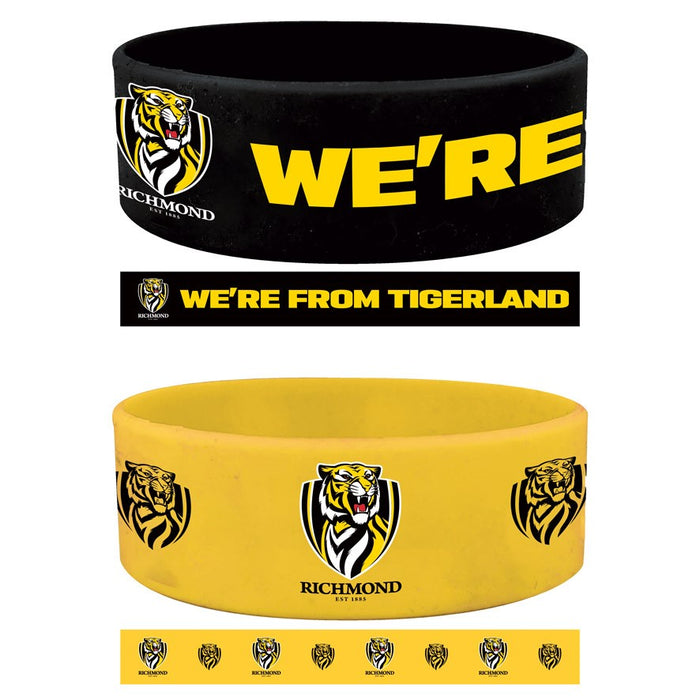 Richmond Tigers Set of 2 Wrist Bands