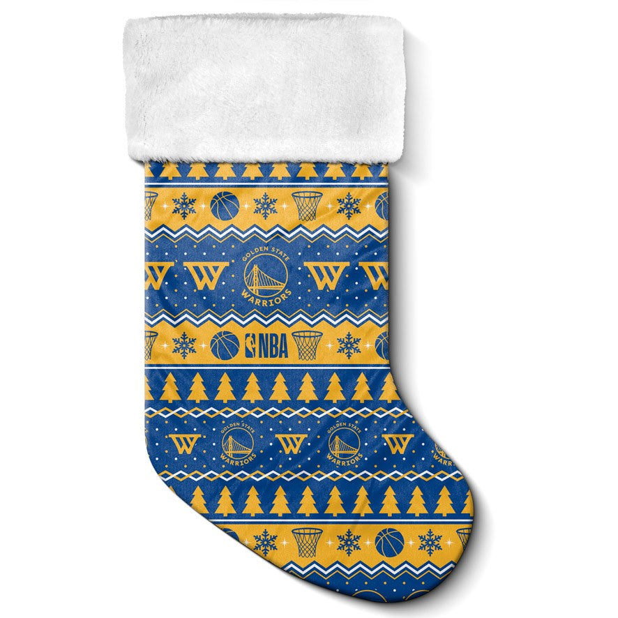 GOLDEN STATE WARRIORS JUMBO XMAS STOCKING