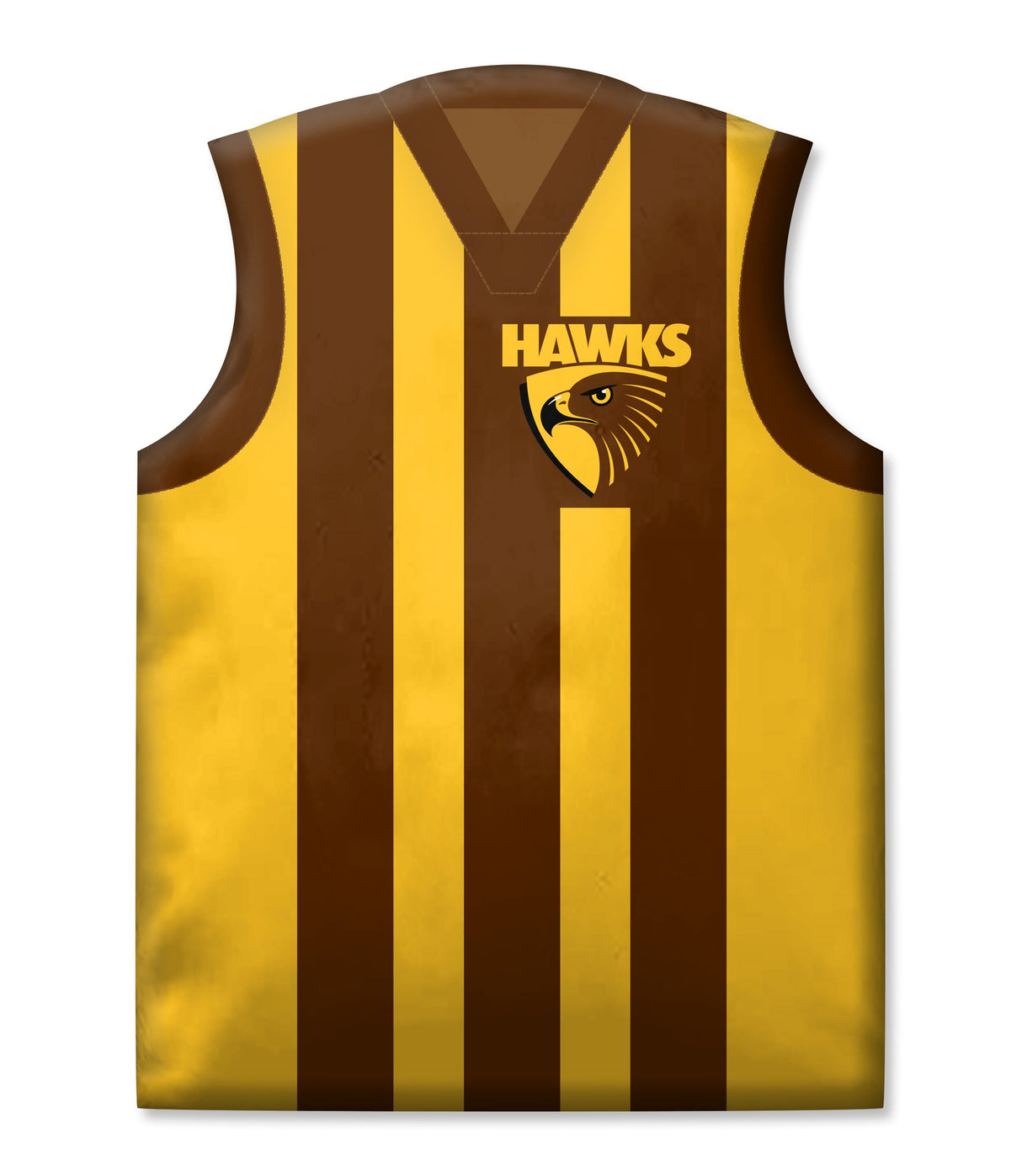 Hawthorn Hawks Guernsey Shaped Cushion