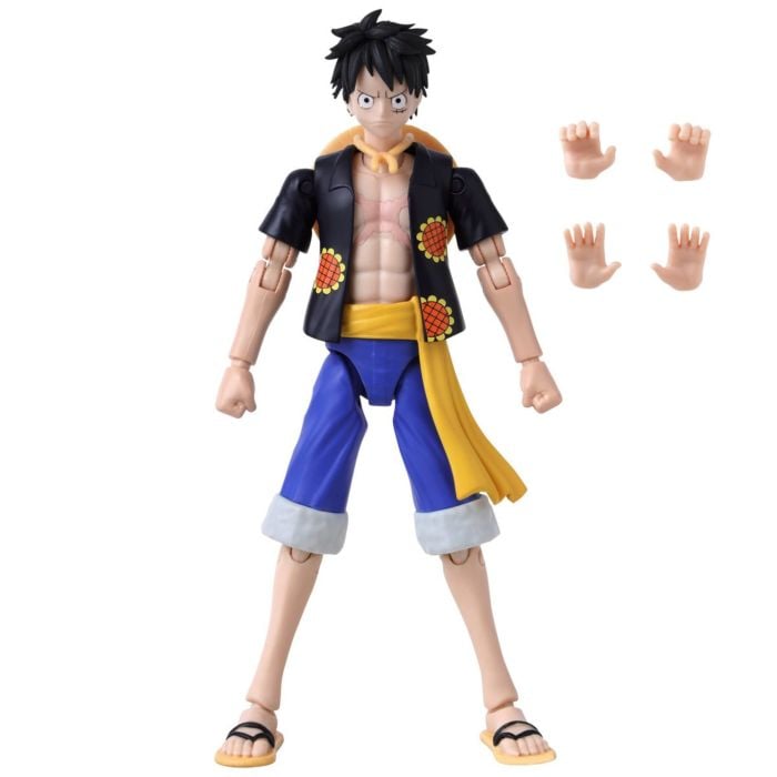 One Piece - Monkey D. Luffy (Dressrosa Version) Anime Heroes 6.5" Scale Action Figure