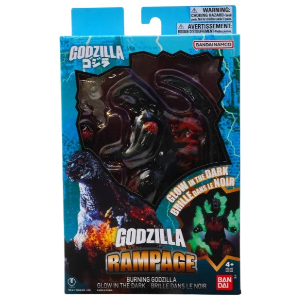 Bandai Godzilla Rampage Burning Godzilla Glow in the Dark Version 2003 6" Action Figure