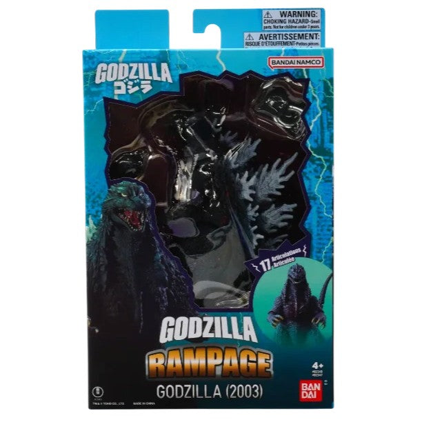 Bandai Godzilla Rampage Godzilla 2003 6" Action Figure