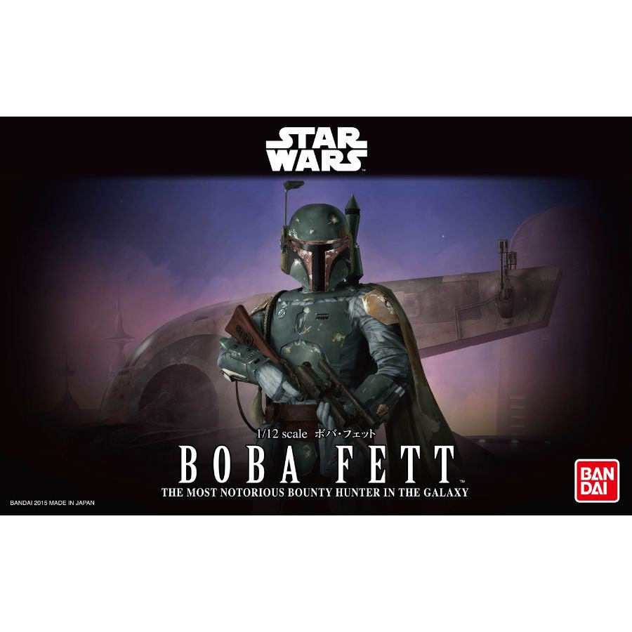Bandai Star Wars 1/12 Scale Boba Fett Model Kit Figure