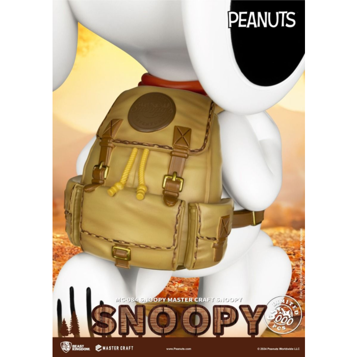 Peanuts - Camp Snoopy with Woodstock Master Craft 15" Statue