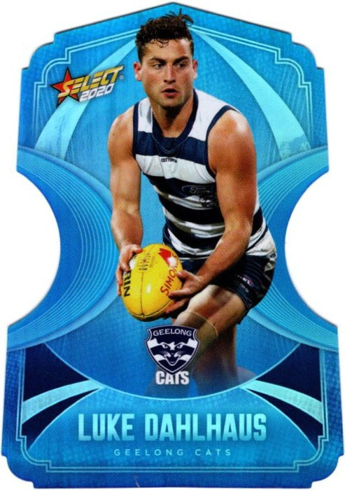 Luke Dahlhaus, Ice Blue Diecuts, 2020 Select AFL Footy Stars